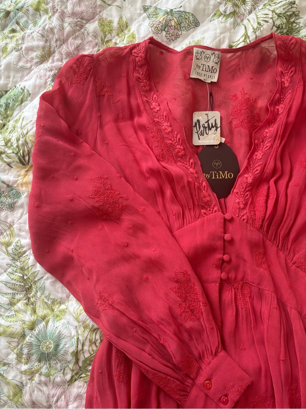 Free People By TiMo Raspberry Maxi Dress